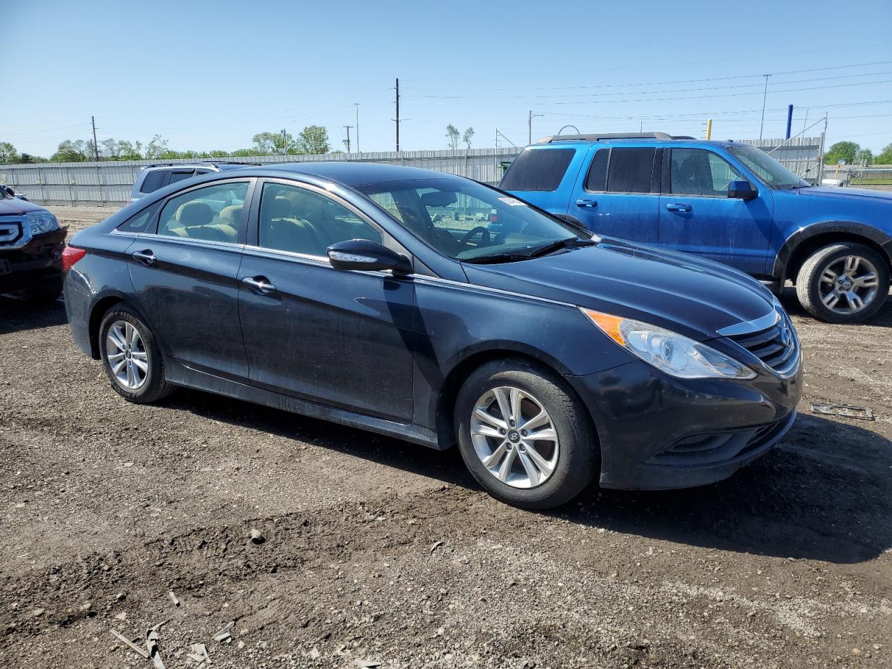 Photo 3 VIN: 5NPEB4AC6EH881040 - HYUNDAI SONATA 