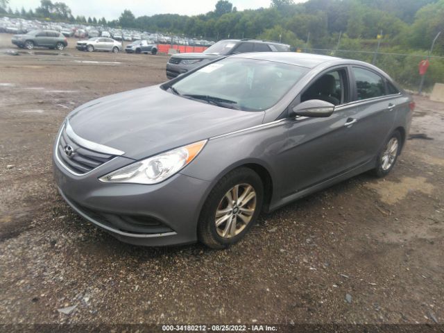 Photo 1 VIN: 5NPEB4AC6EH881104 - HYUNDAI SONATA 