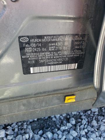 Photo 12 VIN: 5NPEB4AC6EH892135 - HYUNDAI SONATA GLS 