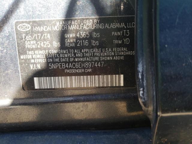 Photo 9 VIN: 5NPEB4AC6EH897447 - HYUNDAI SONATA GLS 