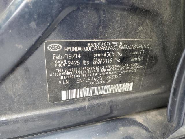 Photo 11 VIN: 5NPEB4AC6EH898923 - HYUNDAI SONATA GLS 