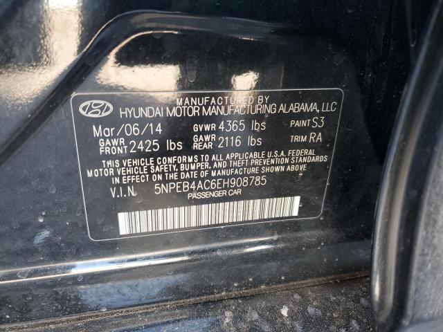 Photo 11 VIN: 5NPEB4AC6EH908785 - HYUNDAI SONATA GLS 