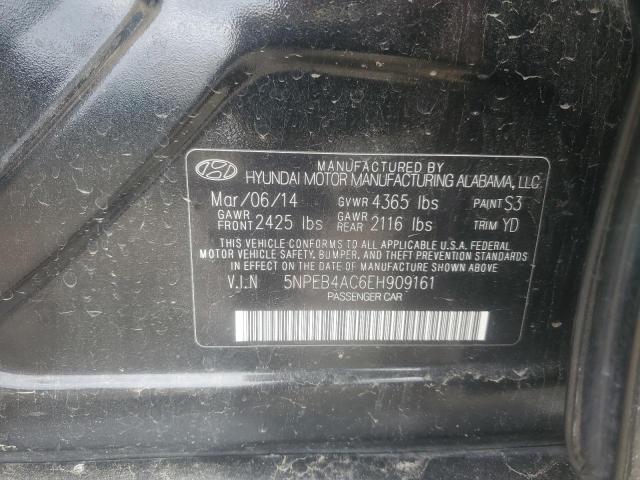 Photo 11 VIN: 5NPEB4AC6EH909161 - HYUNDAI SONATA GLS 