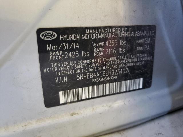 Photo 9 VIN: 5NPEB4AC6EH923402 - HYUNDAI SONATA GLS 