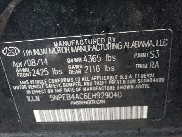 Photo 11 VIN: 5NPEB4AC6EH929040 - HYUNDAI SONATA 