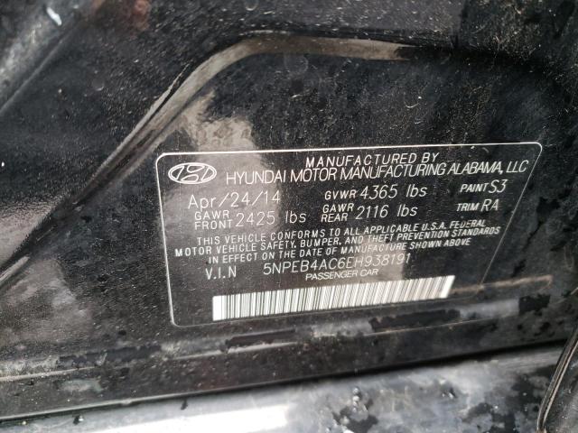 Photo 11 VIN: 5NPEB4AC6EH938191 - HYUNDAI SONATA 