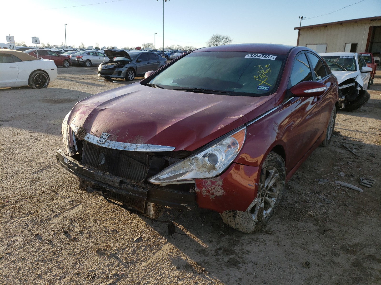 Photo 1 VIN: 5NPEB4AC6EH943259 - HYUNDAI SONATA GLS 