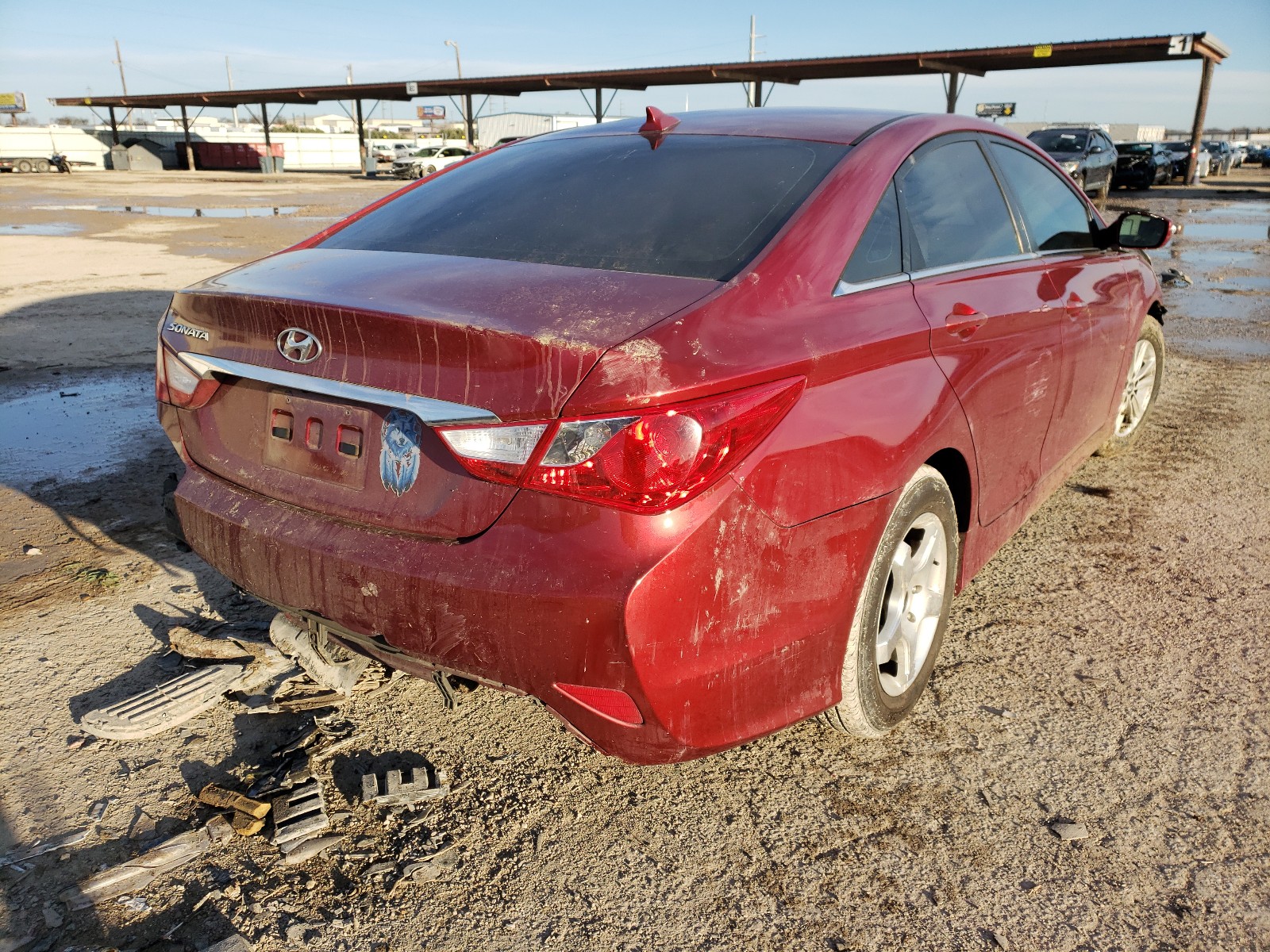 Photo 3 VIN: 5NPEB4AC6EH943259 - HYUNDAI SONATA GLS 