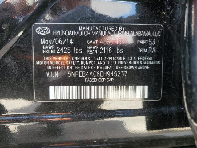 Photo 11 VIN: 5NPEB4AC6EH945237 - HYUNDAI SONATA GLS 