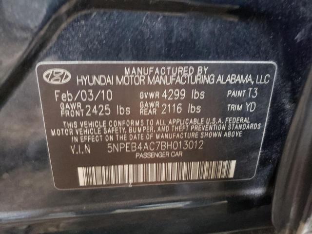 Photo 11 VIN: 5NPEB4AC7BH013012 - HYUNDAI SONATA 