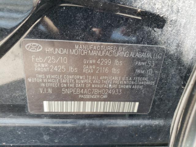 Photo 9 VIN: 5NPEB4AC7BH024933 - HYUNDAI SONATA GLS 