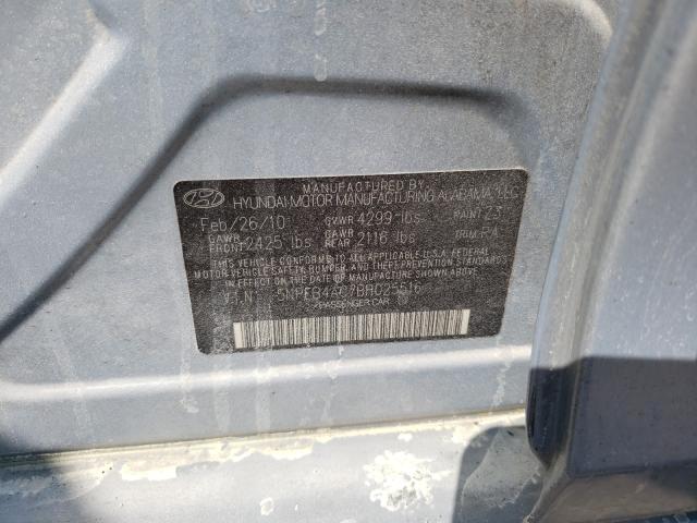 Photo 9 VIN: 5NPEB4AC7BH025516 - HYUNDAI SONATA GLS 