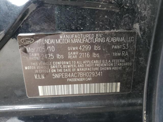 Photo 9 VIN: 5NPEB4AC7BH029341 - HYUNDAI SONATA GLS 