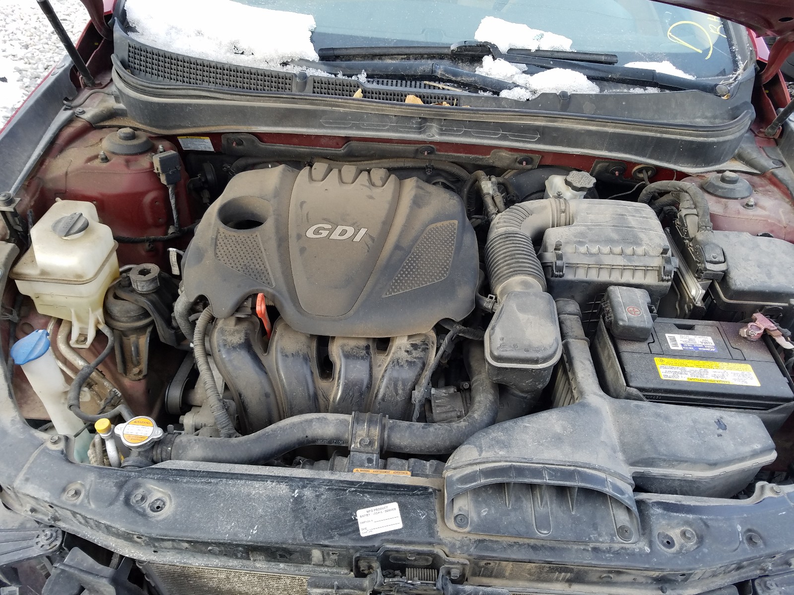 Photo 6 VIN: 5NPEB4AC7BH048200 - HYUNDAI SONATA GLS 