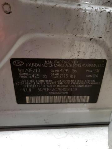 Photo 12 VIN: 5NPEB4AC7BH050139 - HYUNDAI SONATA GLS 