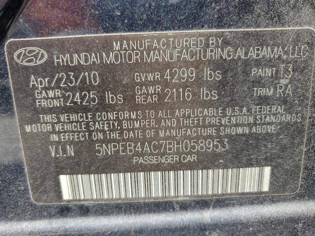 Photo 11 VIN: 5NPEB4AC7BH058953 - HYUNDAI SONATA 