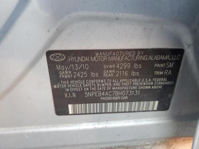 Photo 12 VIN: 5NPEB4AC7BH073131 - HYUNDAI SONATA GLS 