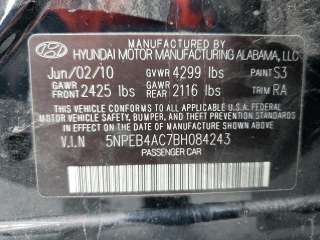 Photo 11 VIN: 5NPEB4AC7BH084243 - HYUNDAI SONATA GLS 