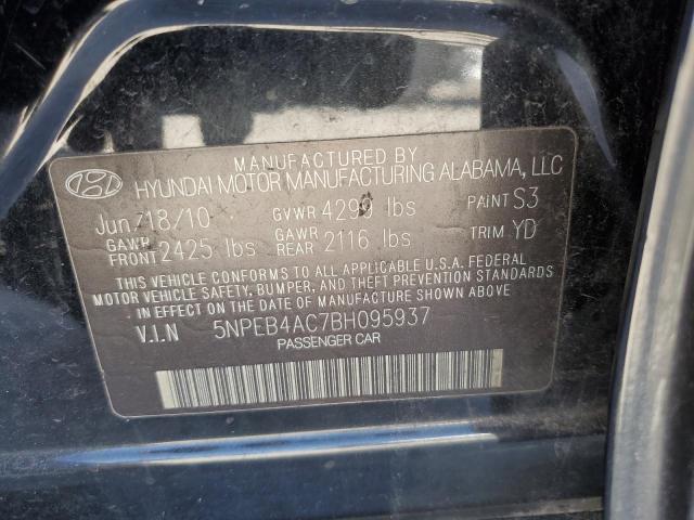 Photo 12 VIN: 5NPEB4AC7BH095937 - HYUNDAI SONATA 