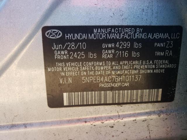 Photo 12 VIN: 5NPEB4AC7BH101137 - HYUNDAI SONATA 