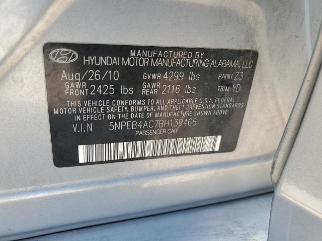 Photo 11 VIN: 5NPEB4AC7BH139466 - HYUNDAI SONATA 