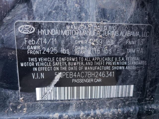 Photo 9 VIN: 5NPEB4AC7BH246341 - HYUNDAI SONATA GLS 