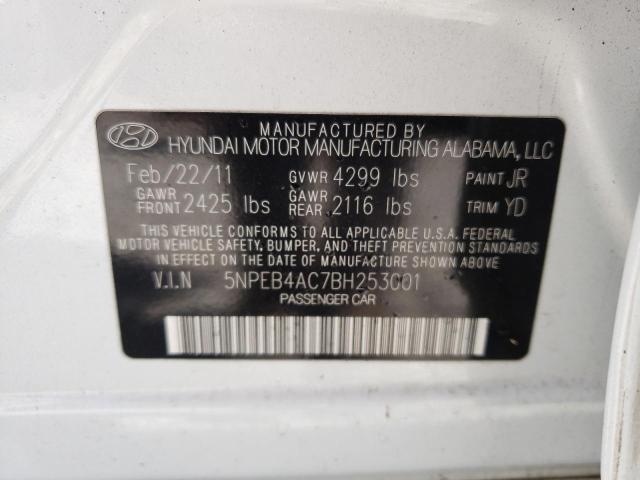 Photo 9 VIN: 5NPEB4AC7BH253001 - HYUNDAI SONATA GLS 