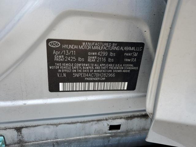 Photo 11 VIN: 5NPEB4AC7BH282966 - HYUNDAI SONATA GLS 