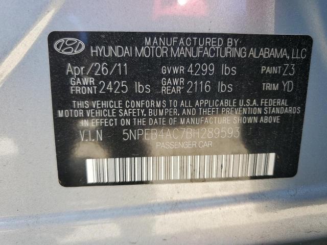 Photo 11 VIN: 5NPEB4AC7BH289593 - HYUNDAI SONATA 