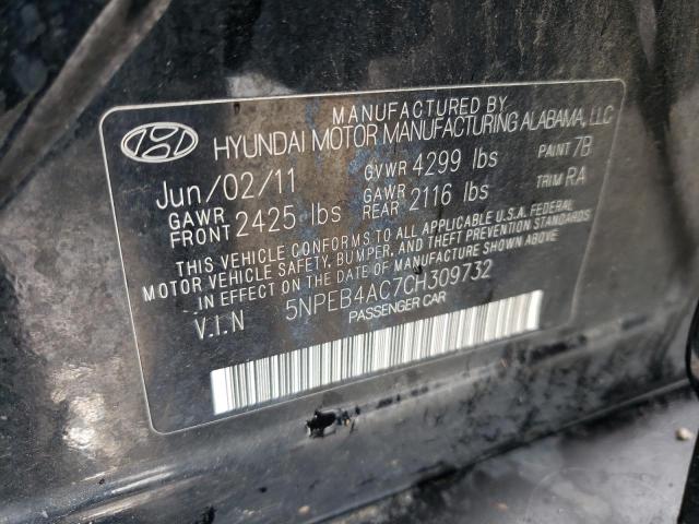 Photo 11 VIN: 5NPEB4AC7CH309732 - HYUNDAI SONATA 