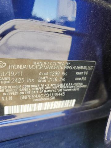 Photo 11 VIN: 5NPEB4AC7CH336445 - HYUNDAI SONATA 