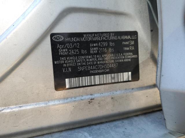 Photo 11 VIN: 5NPEB4AC7DH504487 - HYUNDAI SONATA 