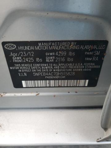 Photo 12 VIN: 5NPEB4AC7DH515828 - HYUNDAI SONATA GLS 