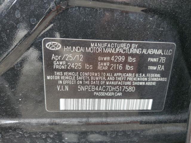 Photo 11 VIN: 5NPEB4AC7DH517580 - HYUNDAI SONATA 