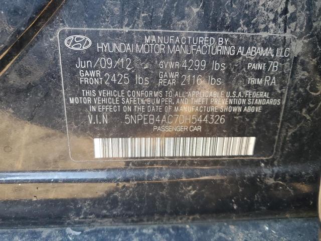 Photo 11 VIN: 5NPEB4AC7DH544326 - HYUNDAI SONATA 