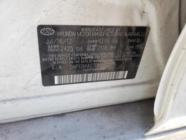 Photo 11 VIN: 5NPEB4AC7DH562275 - HYUNDAI SONATA 