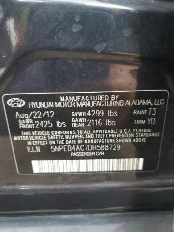 Photo 11 VIN: 5NPEB4AC7DH588729 - HYUNDAI SONATA GLS 