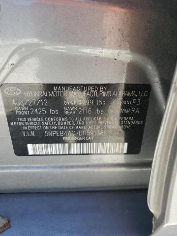 Photo 11 VIN: 5NPEB4AC7DH591386 - HYUNDAI SONATA 