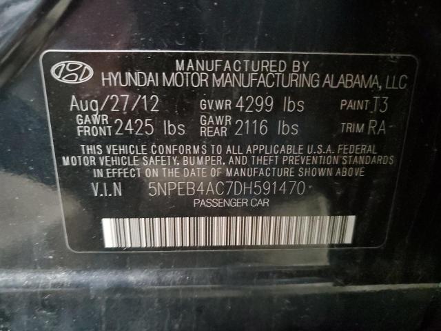 Photo 11 VIN: 5NPEB4AC7DH591470 - HYUNDAI SONATA 