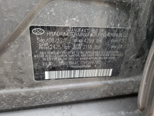 Photo 9 VIN: 5NPEB4AC7DH599780 - HYUNDAI SONATA GLS 