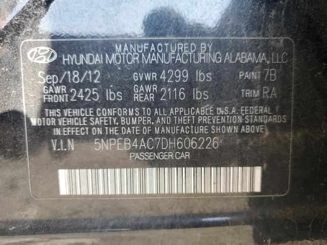 Photo 11 VIN: 5NPEB4AC7DH606226 - HYUNDAI SONATA GLS 