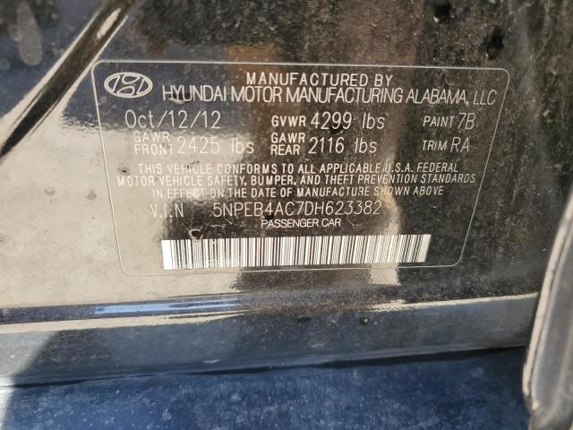 Photo 11 VIN: 5NPEB4AC7DH623382 - HYUNDAI SONATA 