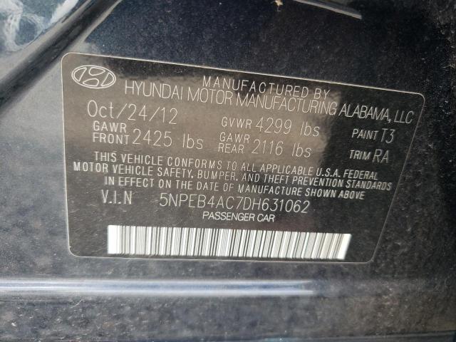 Photo 9 VIN: 5NPEB4AC7DH631062 - HYUNDAI SONATA GLS 