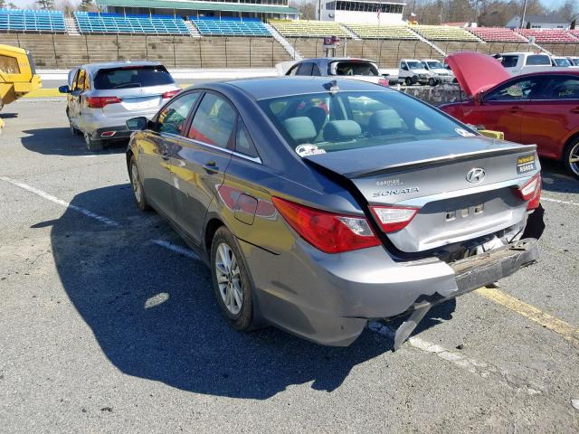 Photo 2 VIN: 5NPEB4AC7DH649268 - HYUNDAI SONATA GLS 