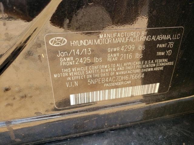 Photo 12 VIN: 5NPEB4AC7DH676664 - HYUNDAI SONATA GLS 