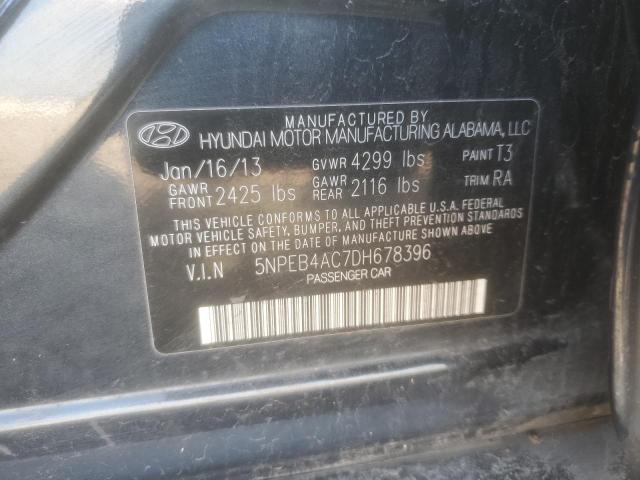 Photo 11 VIN: 5NPEB4AC7DH678396 - HYUNDAI SONATA GLS 