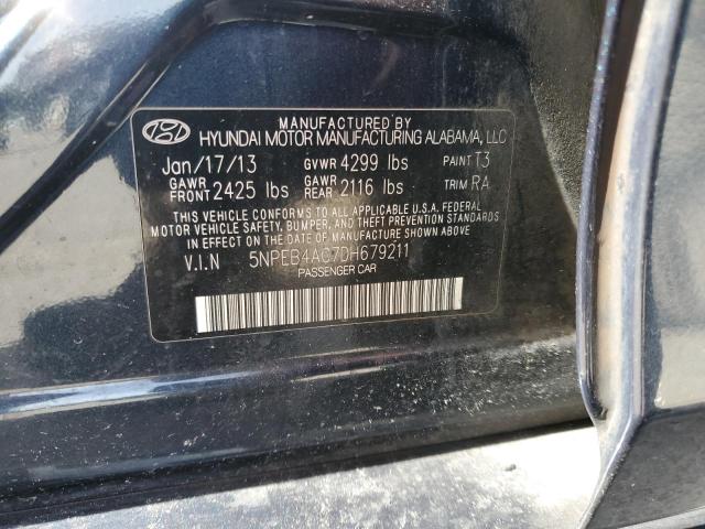 Photo 11 VIN: 5NPEB4AC7DH679211 - HYUNDAI SONATA 