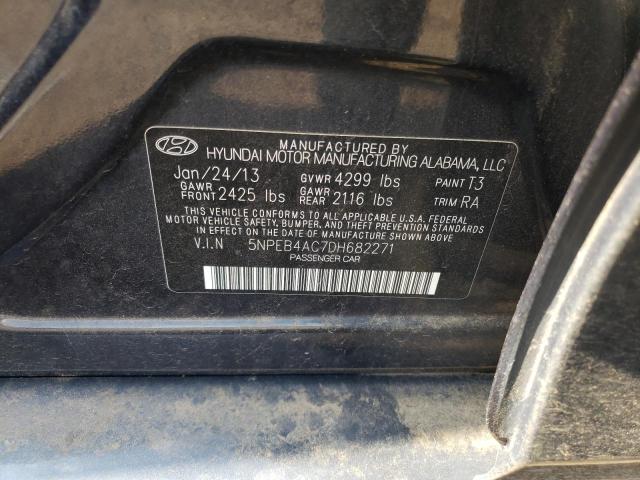 Photo 9 VIN: 5NPEB4AC7DH682271 - HYUNDAI SONATA GLS 