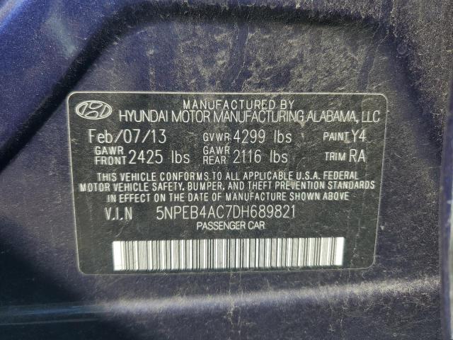 Photo 11 VIN: 5NPEB4AC7DH689821 - HYUNDAI SONATA GLS 