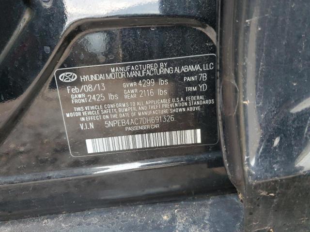 Photo 11 VIN: 5NPEB4AC7DH691326 - HYUNDAI SONATA 